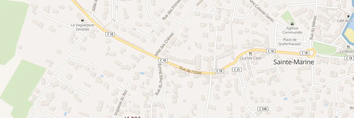 Plan du 32 Rue de l’Odet à Combrit