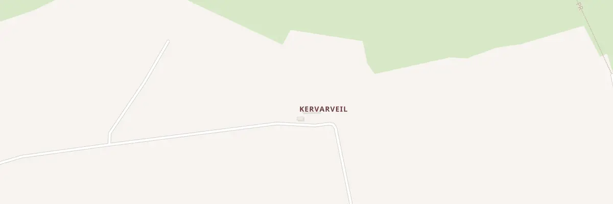 Plan du 665 Che de Kervarvail à Dinéault