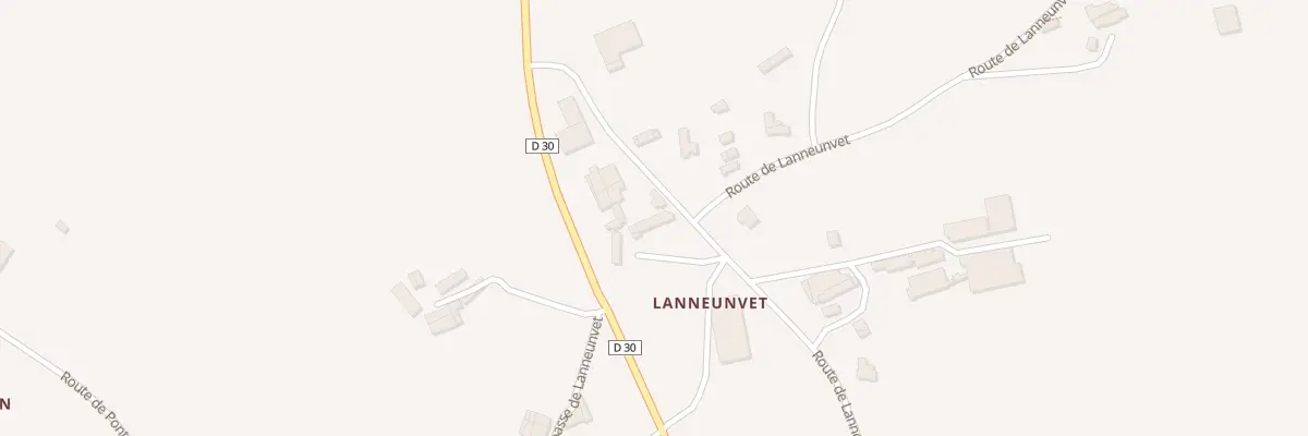 Plan du 57 Lannunvet à Plougar