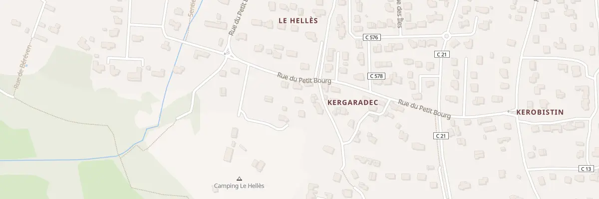 Plan du 63 Rue du Petit Bourg à Combrit