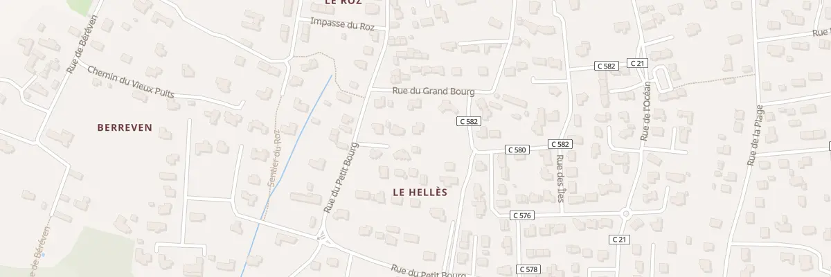 Plan du 44 Rue du Petit Bourg à Combrit