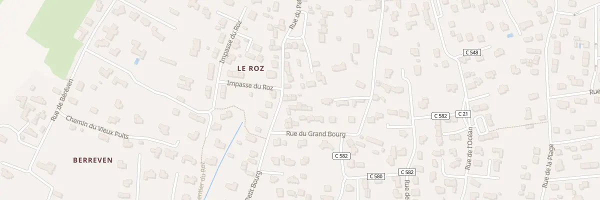 Plan du 42 Rue du Petit Bourg à Combrit