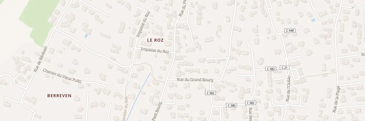 Plan du 36 Rue du Petit Bourg à Combrit