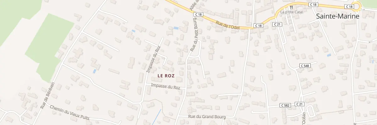 Plan du 22 Rue du Petit Bourg à Combrit