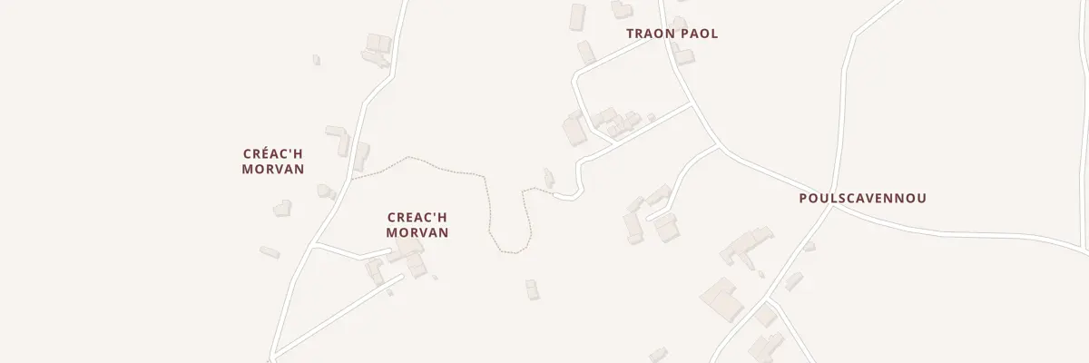 Plan du 6017 Traon Paol à Cléder