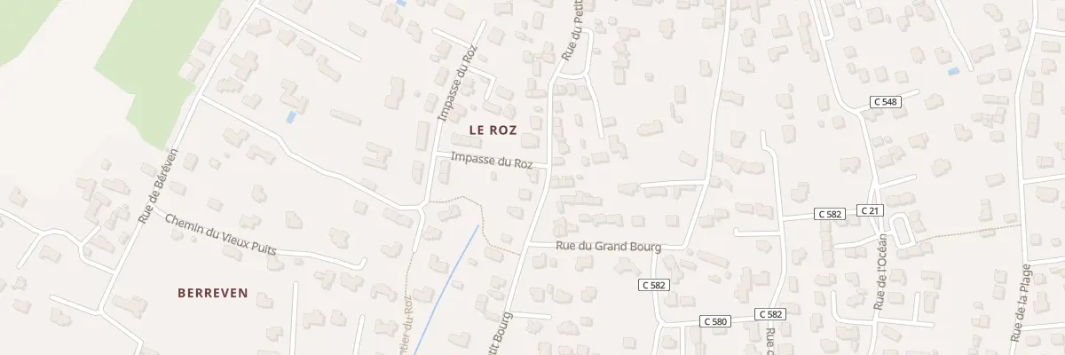 Plan du 23 Rue du Petit Bourg à Combrit