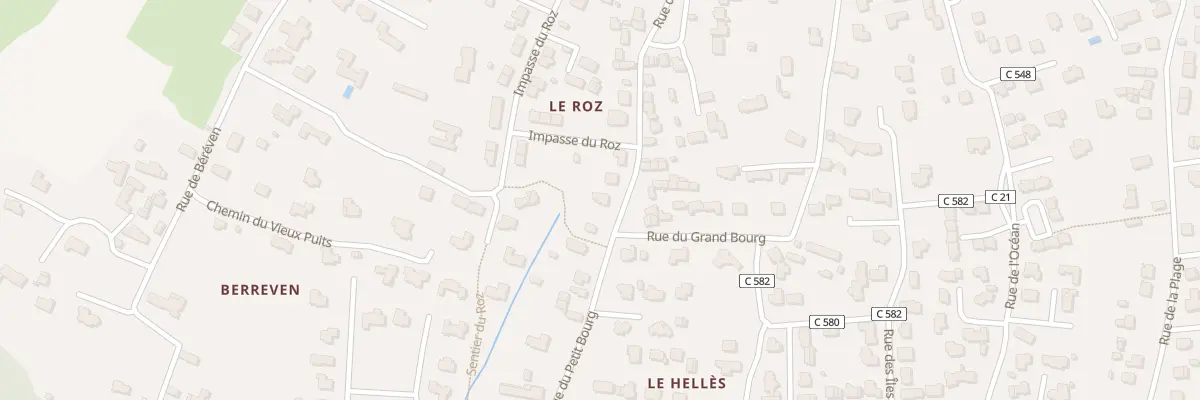Plan du 29 Rue du Petit Bourg à Combrit