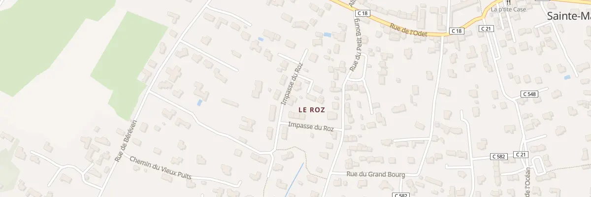 Plan du 9 Imp du Roz à Combrit