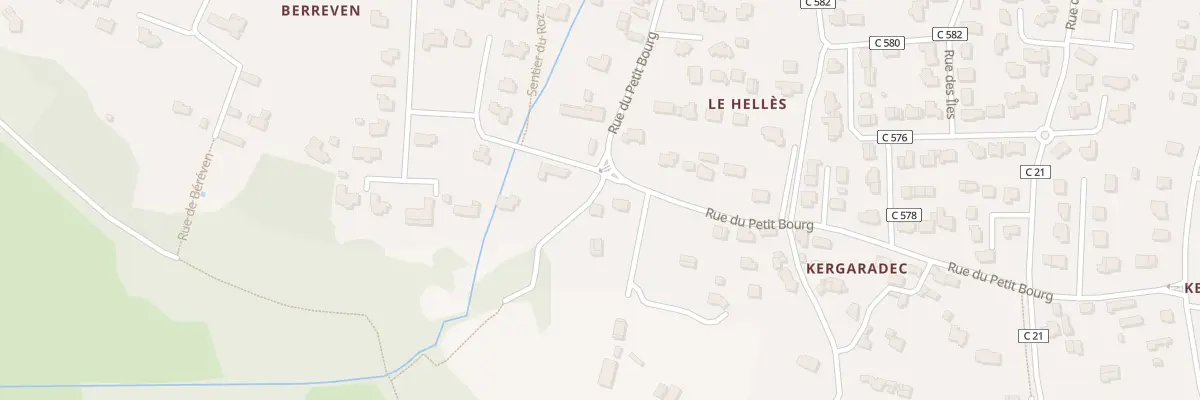 Plan du 47 Rue du Petit Bourg à Combrit