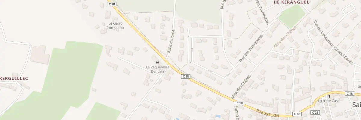 Plan du 20 Rue des Genêts à Combrit