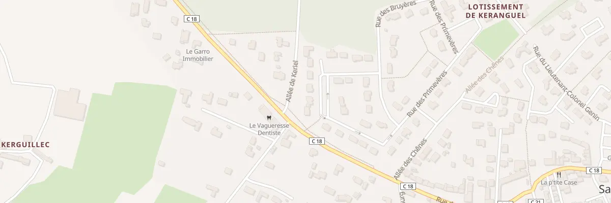 Plan du 22 Rue des Genêts à Combrit