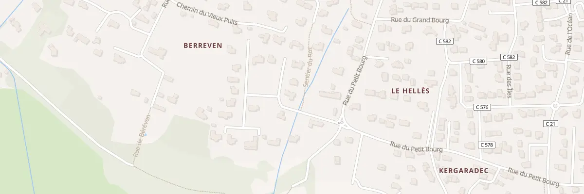 Plan du 2 Rue du Verger à Combrit