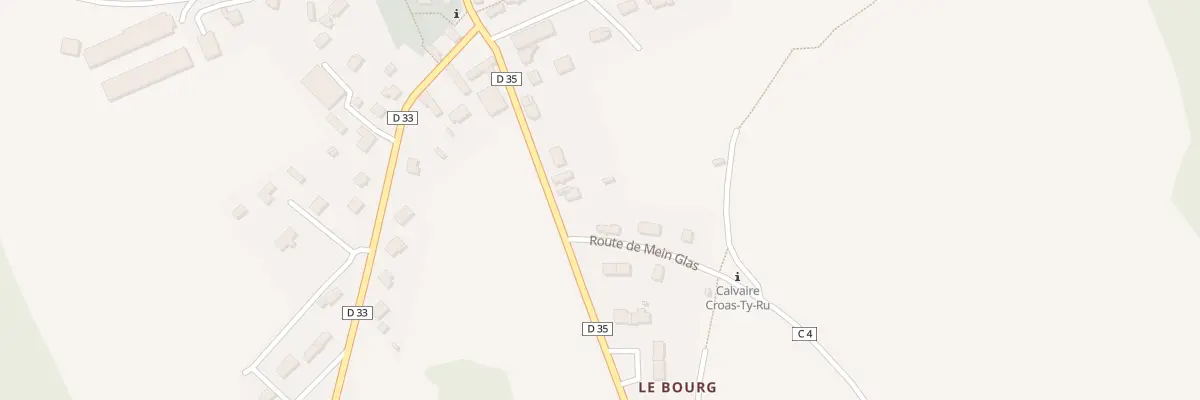 Plan du 19 Rte des Monts d’Arrée au Tréhou
