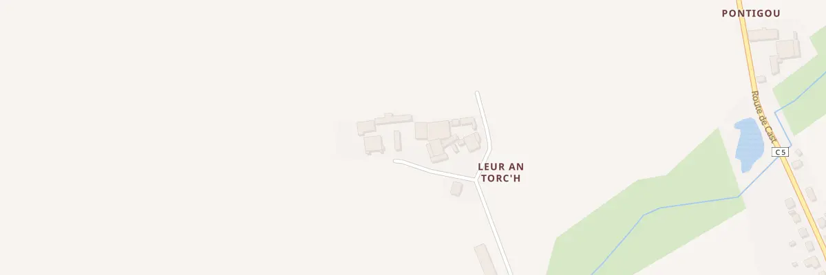 Plan du 392 Leur An Torch à Quéménéven