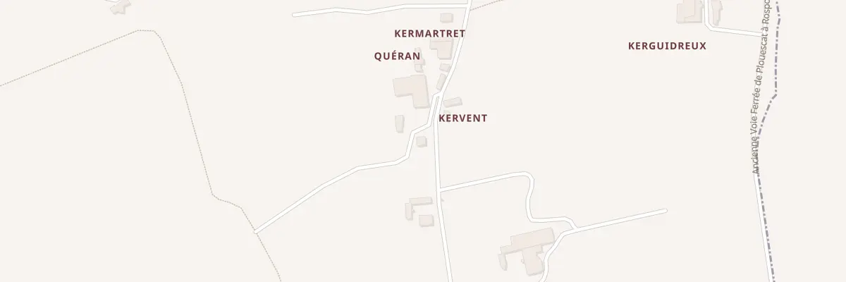 Plan du 4 Kermatret à Tréflaouénan
