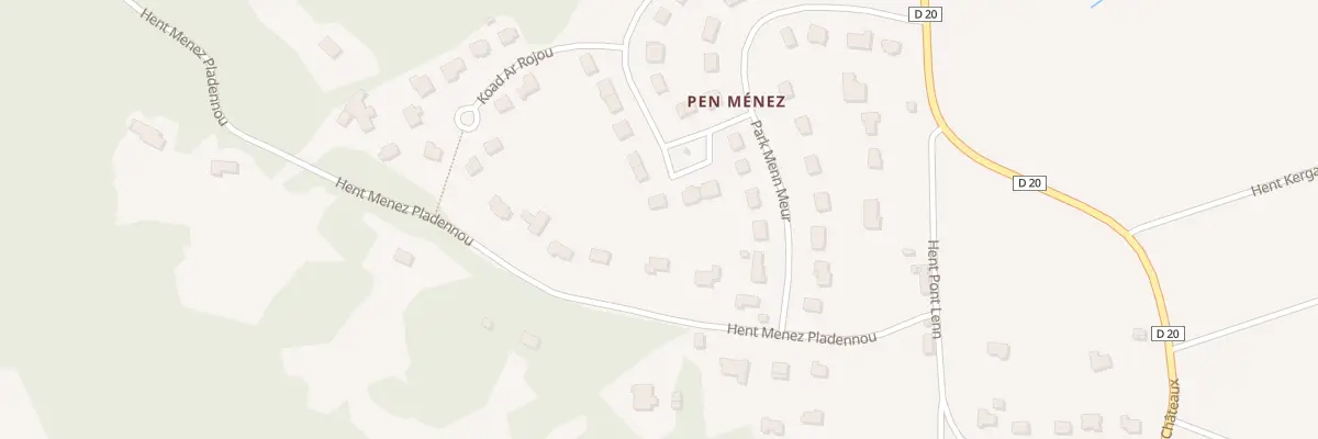 Plan du 7 Rue Park Al Leur à Plomelin