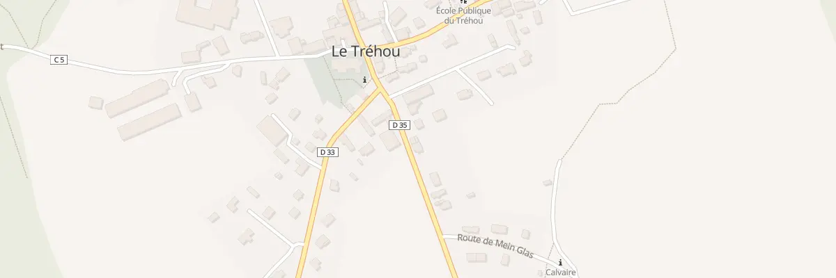 Plan du 13 Rte des Monts d’Arrée au Tréhou