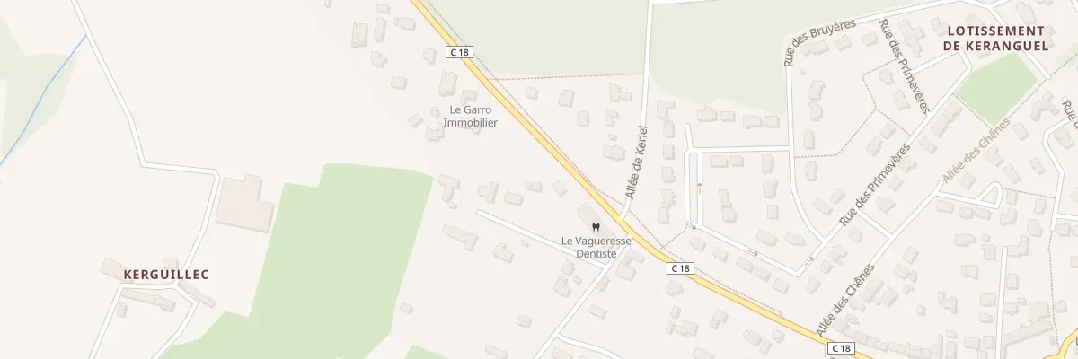 Plan du 19 Rue de l’Odet à Combrit