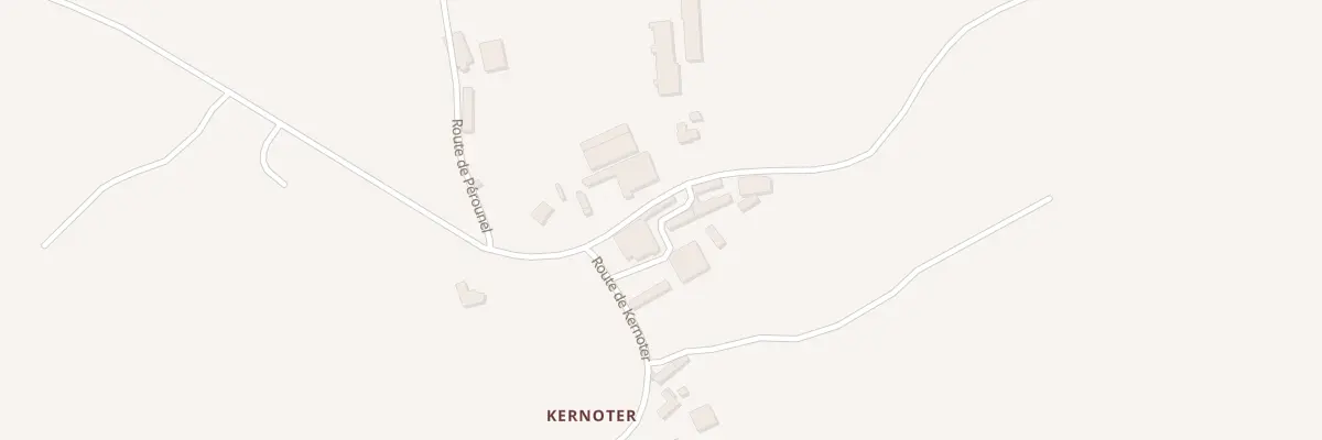 Plan du 75 Rte de Kernoter à Plougar