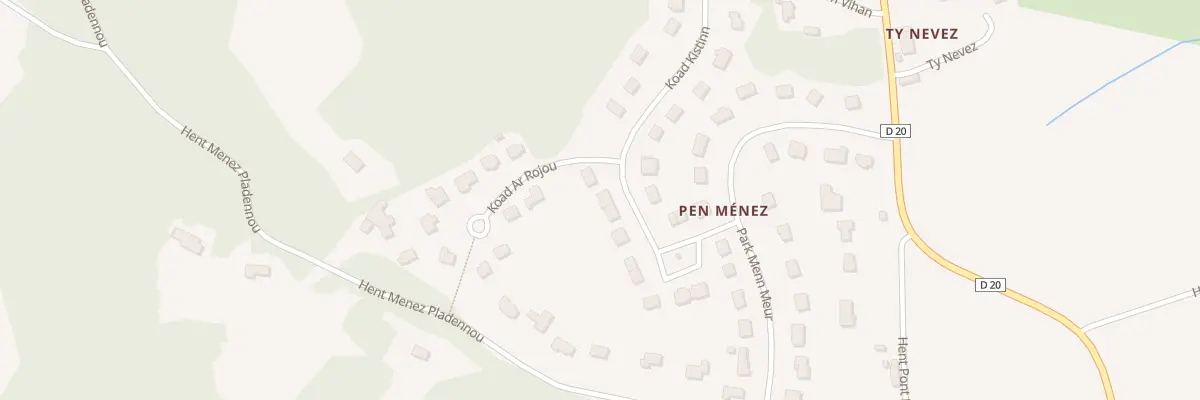 Plan du 17 Rue Park Al Leur à Plomelin