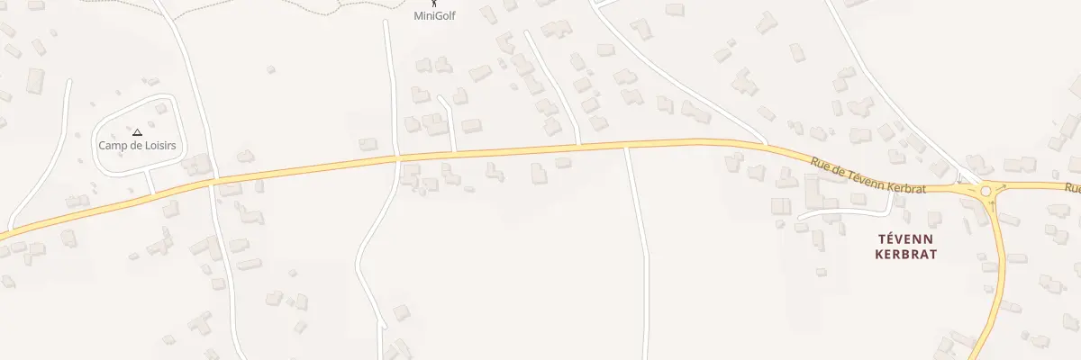 Plan du 4 Roguennic à Cléder