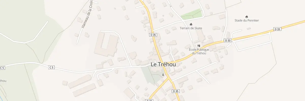 Plan du 7 Rte de la Martyre au Tréhou