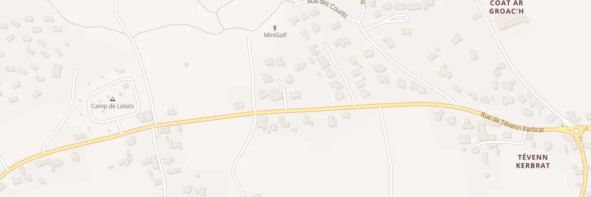 Plan du 1 Lot Clos An Theven à Cléder