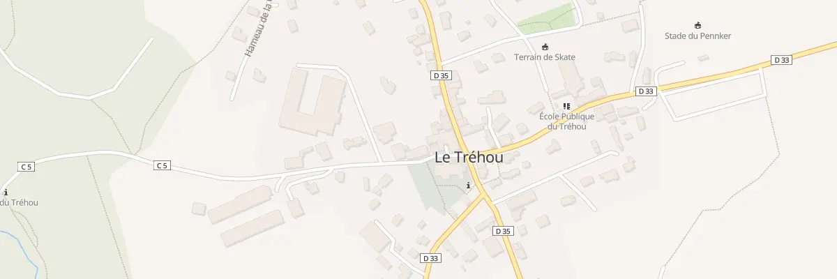 Plan du 3 Rte du Moulin du Pont au Tréhou