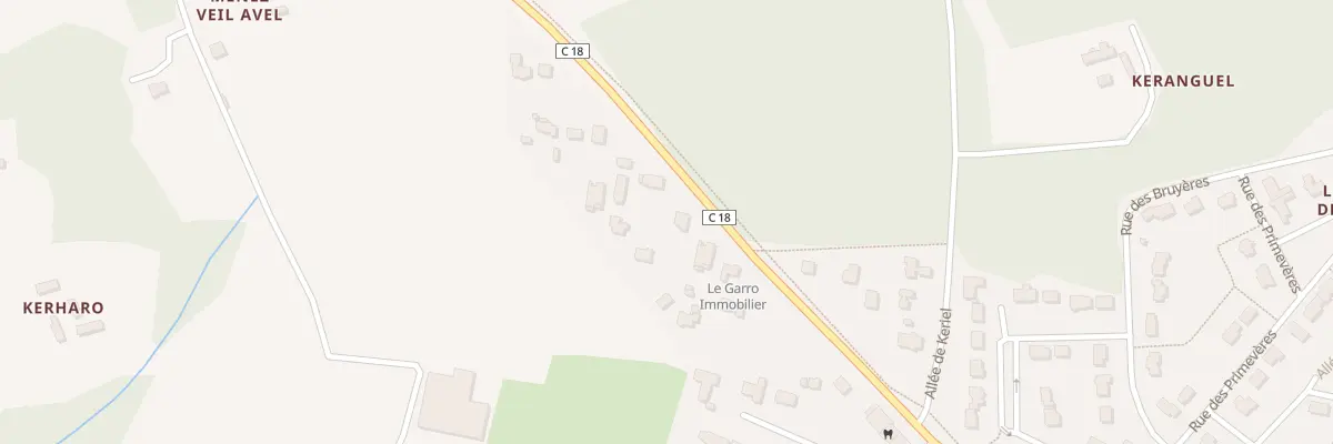 Plan du 9T Rue de l’Odet à Combrit