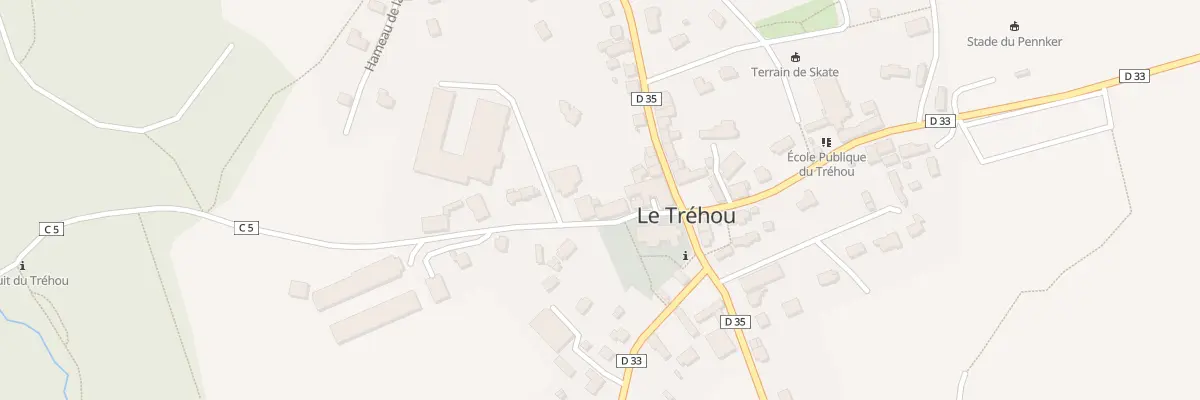 Plan du 5 Rte du Moulin du Pont au Tréhou