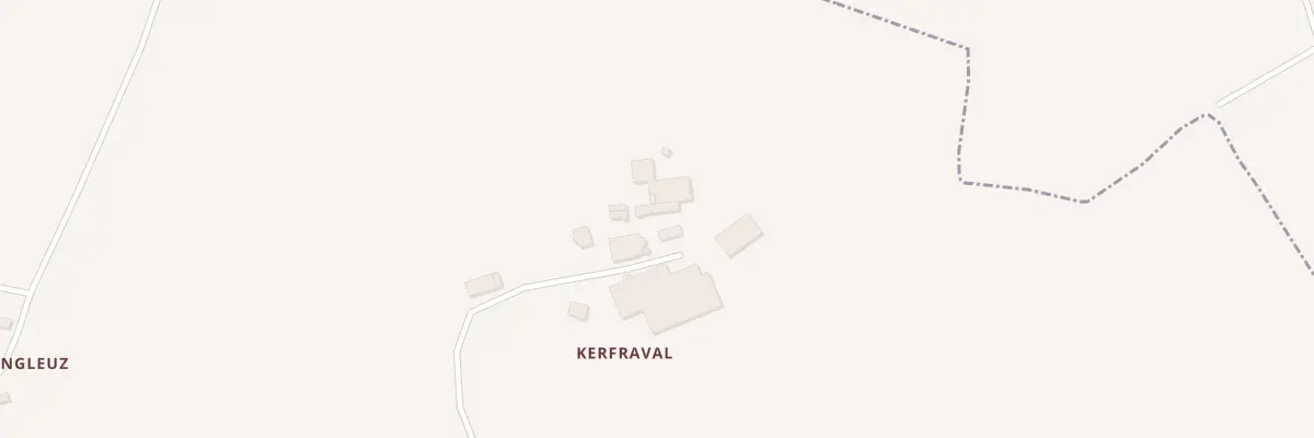 Plan du 78 Kerfraval à Saint-Vougay