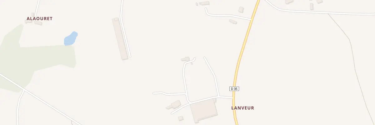 Plan du 6246 Lanveur à Cléder