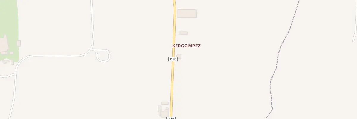 Plan du 5 Rte de Kergompez à Saint-Vougay