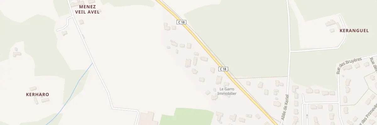 Plan du 5 Rue de l’Odet à Combrit