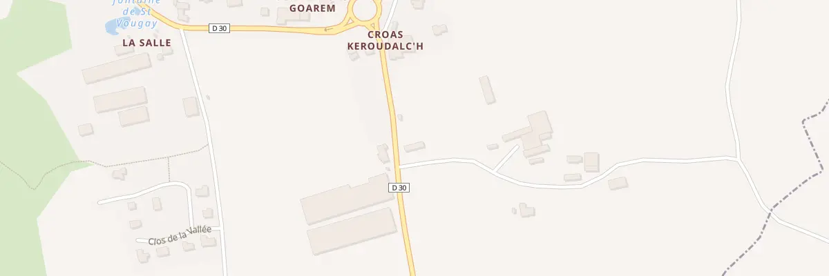 Plan du 95 Keroudalch à Saint-Vougay