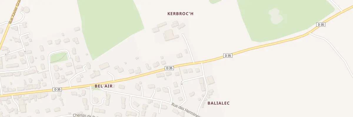 Plan du 13 Rue de Bel-Air à Ploudiry