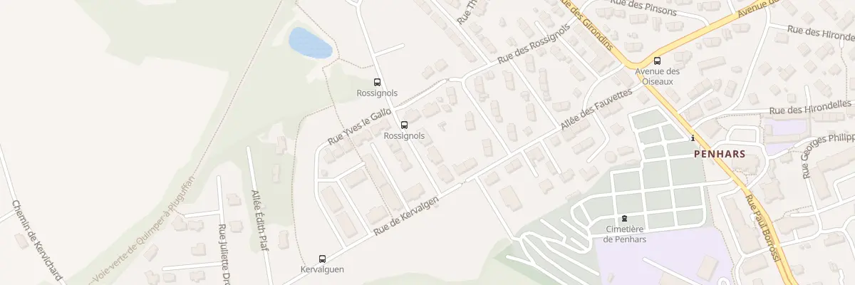 Plan du 15 Rue de Kervalgen à Quimper
