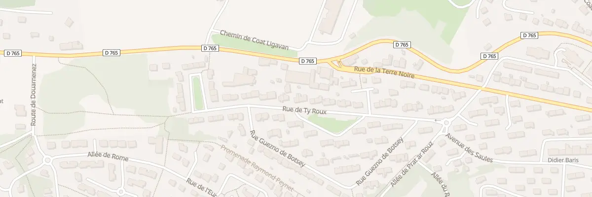 Plan du 47 Rue de Ty Roux à Quimper