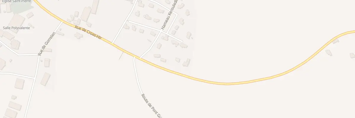 Plan du 2 Ham de Keroulédic à Plougar