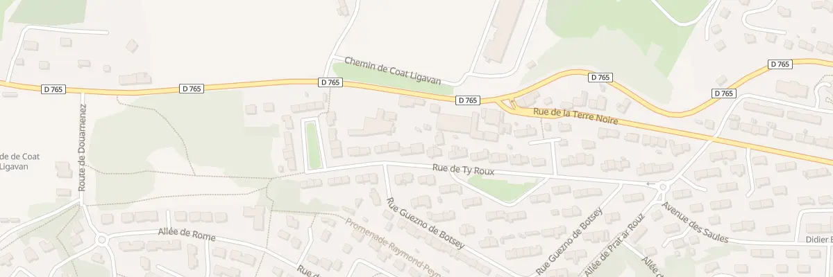 Plan du 53 Rue de Ty Roux à Quimper