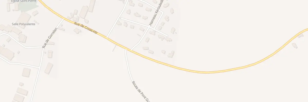 Plan du 3 Ham de Keroulédic à Plougar