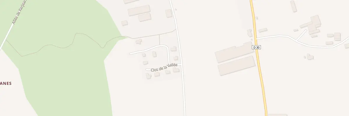 Plan du 8 Clos de la Vallee à Saint-Vougay