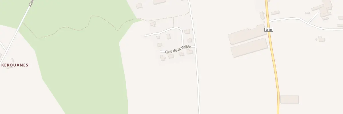 Plan du 3 Clos de la Vallee à Saint-Vougay