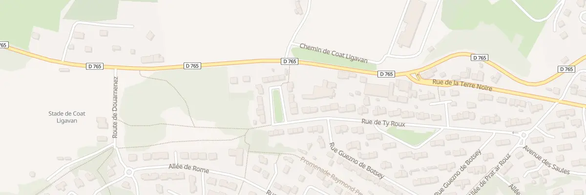 Plan du 71 Rue de Ty Roux à Quimper