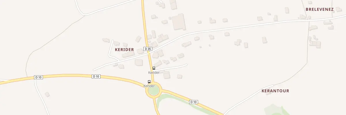 Plan du 118 Kerider à Cléder