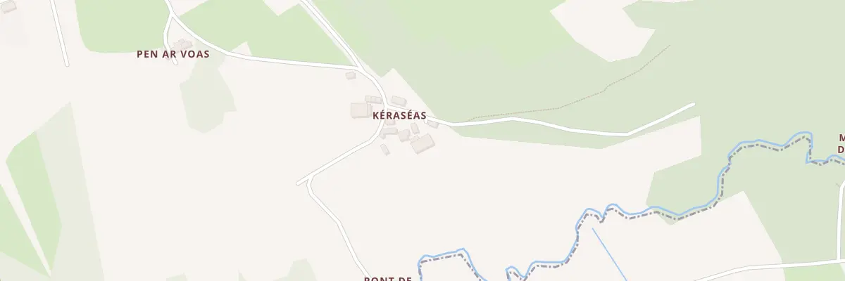 Plan du 613 Keraseas au Faou