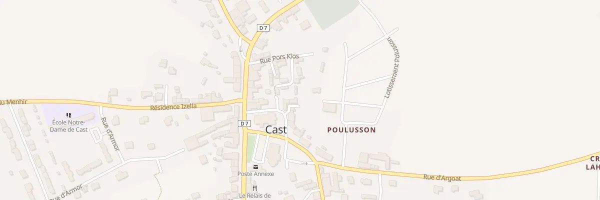 Plan du 5 Rue Saint Jérome à Cast