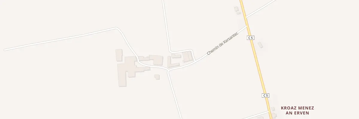 Plan du 414 Kersantec à Quéménéven