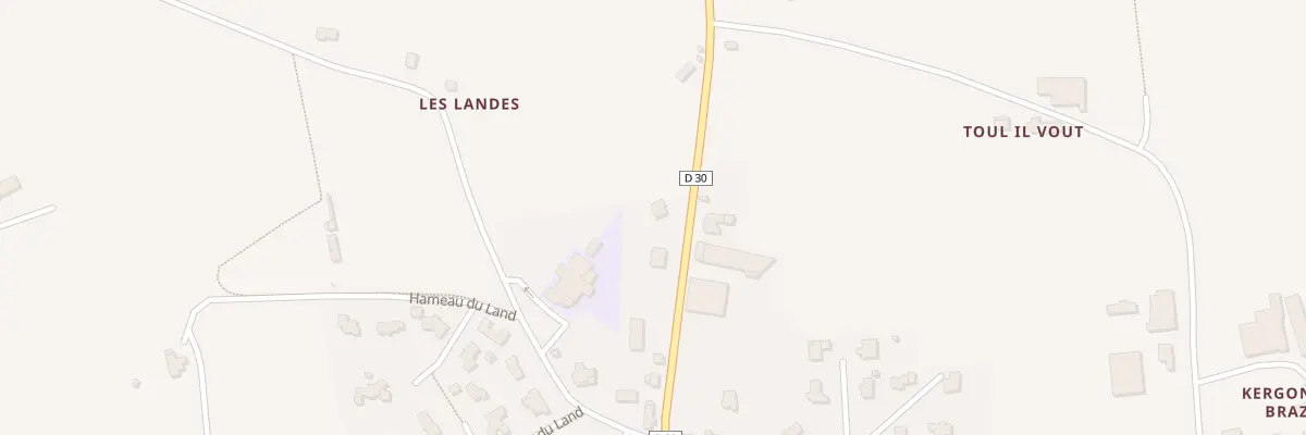 Plan du 20 Rte de Plouescat à Saint-Vougay