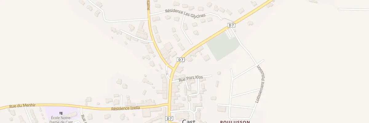 Plan du 6 Rue Jean Moulin à Cast